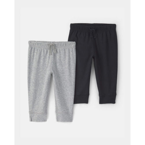 Baby 2-Pack Pants - Grey/Black | Carter’s Oshkosh Canada