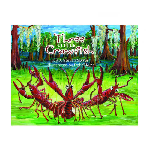 Three Little Crawfish Hard Cover Book