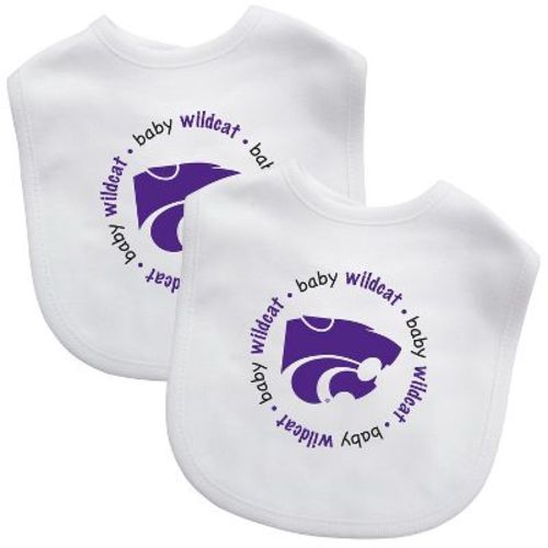 BabyFanatic Officially Licensed Unisex Baby Bibs 2 Pack - NCAA Kansas State Wildcats