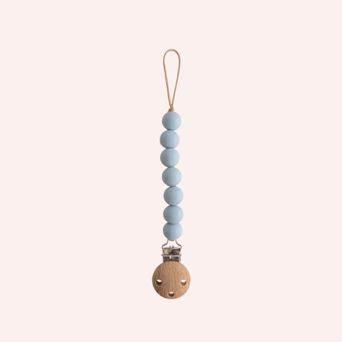 Mushie Pacifier Clip Halo - Cloud