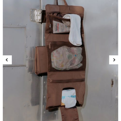 Diaper Changing Pad Organizer - HAZELNUT