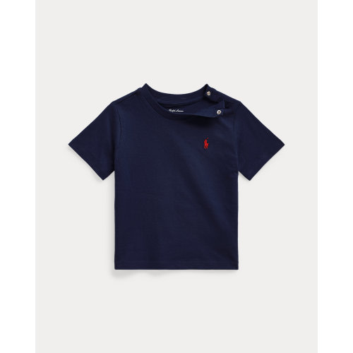 Baby Boy 24M Hot Pink Cotton Jersey Crewneck Tee | Ralph Lauren