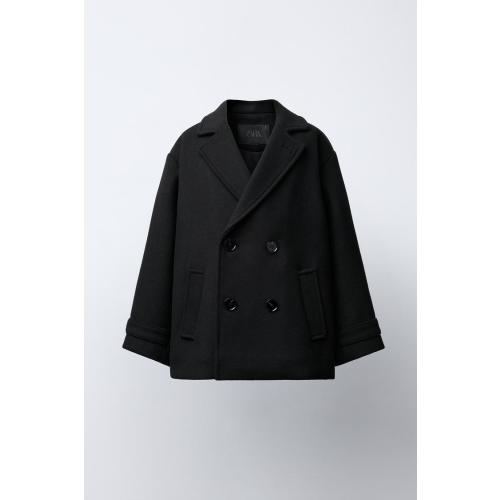 WOOL BLEND COAT - Black | ZARA United States