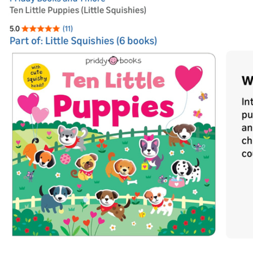 Ten Little Puppies (Little Squishies)