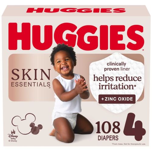 Huggies Skin Essentials Dermatologist Approved Diapers -108ct