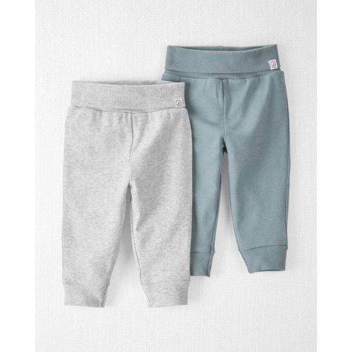 Baby Organic Cotton 2-Pack Joggers - Little Planet | Carter's 3-6