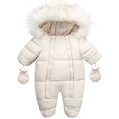 Baby Girls Winter Snowsuits Toddler Jackets For Boy Infant Jumpsuit