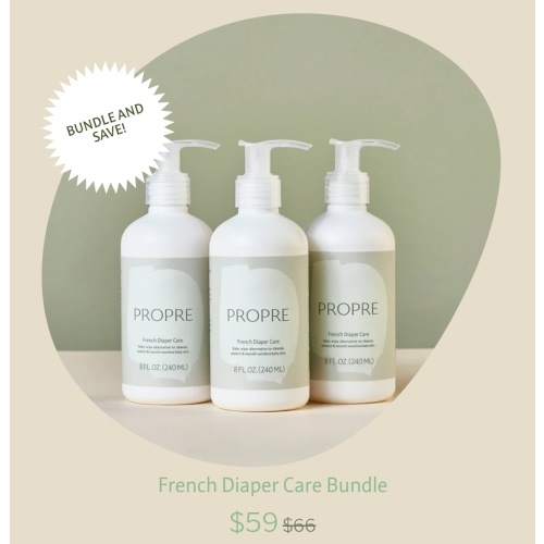 French Diaper Care 8oz Bundle – Propre Baby