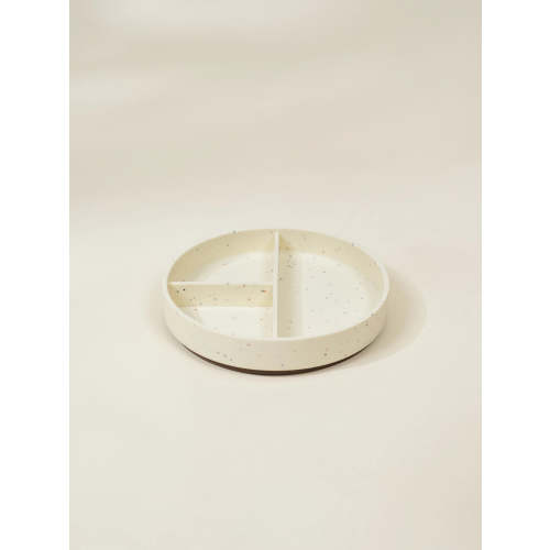 ssiette compartimentée à succion pour bébé en silicone – Collection Pottery