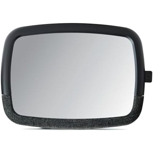 Munchkin Pivot 360 Baby Car Mirror for Rear-Facing Car Seats, Black, 1 Pack