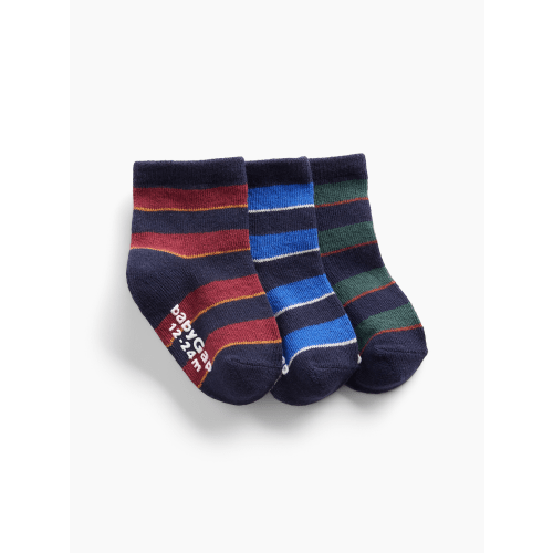 Baby & Toddler Stripe Socks (3-Pack)