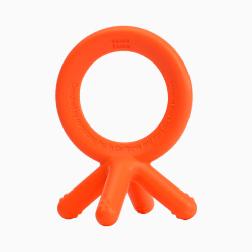 Comotomo Silicone Baby Teether - Orange
