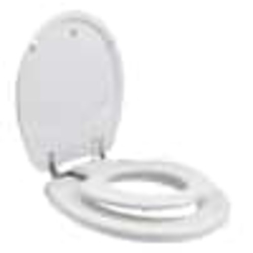 TOPSEAT TinyHiney Children's Round Toilet Seat in White 6TSTR9999CP