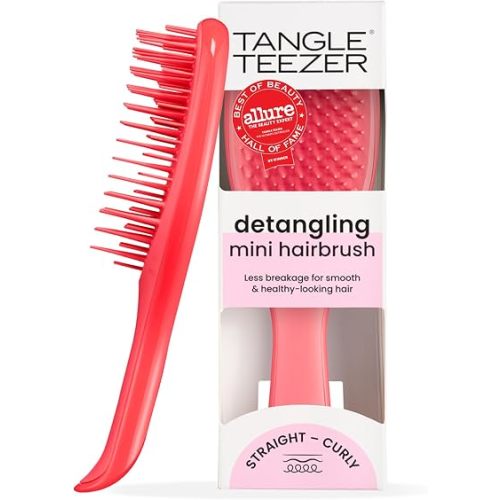 Tangle Teezer Ultimate Detangler Mini Hair Brush, Transformative Teal