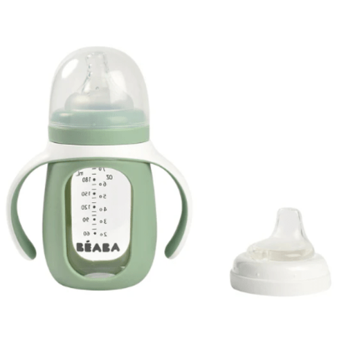 2-in-1 Glass Training Bottle