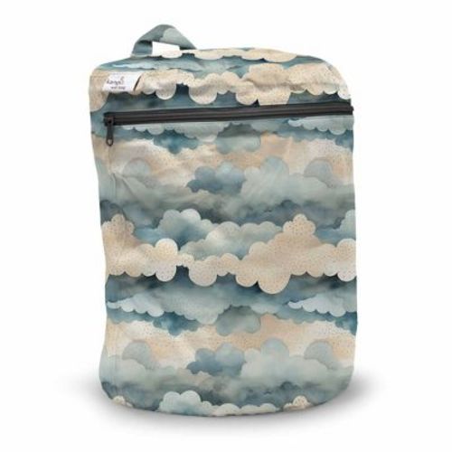 Kanga Care 3D Dimensional Seam Sealed Wet Bag - Thunder Puff Blue