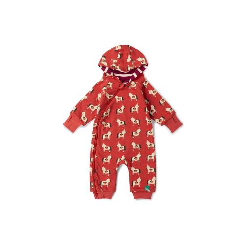 Little Unicorns Hooded Snug Suit, Purple