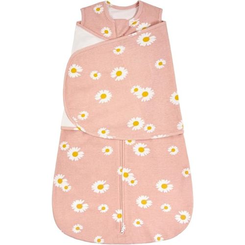 ZIGJOY Baby Swaddle Sleep Sack, 1.0 TOG Sleep Sack Swaddles for Newborns & infant 6-12 Months 100% Cotton Baby Wearable Blanket for Newborn Registry Essentials