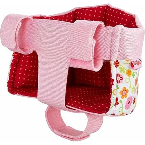 HABA Soft Doll Bike Seat – Baby Doll Accessories for Toddler and Seat Attachment for Scooters, Trikes & Bikes for Toddlers 18+ Months, Fits Most Plush Toys Up to 15”