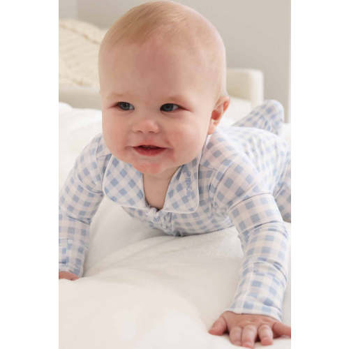 Peter Pan Collar Zipper Footie