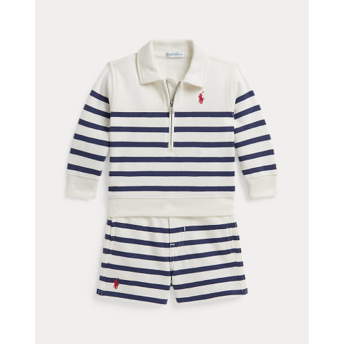 Striped French Terry Pullover & Short