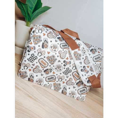 Neutral Park Days Stroller Caddy/Diaper Bag Duo