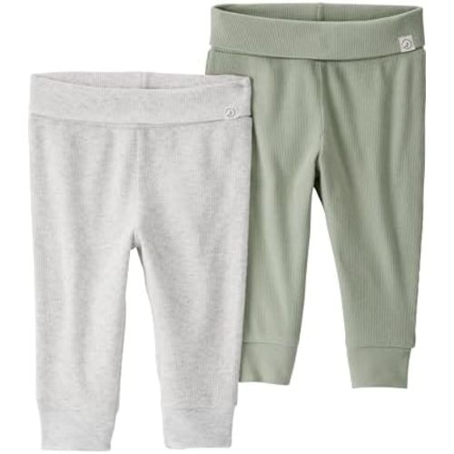 Little Planet by Carter's Baby Boys' 2-Pack Pants Made with Organic Cotton