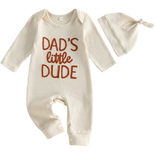 Newborn Baby Boy Fall Outfit Romper Jumpsuit Bodysuit Infant Clothes