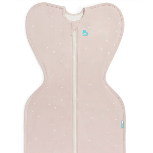 Swaddle Up™ 1.0 TOG Cotton Powder Pink Twinkle - Size Newborn