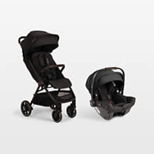 Nuna ® PIPA ™ Urbn Caviar Black Baseless Baby Car Seat + TRVL LX ™ Stroller Next Travel System