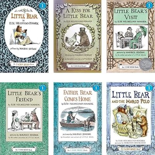 I Can Read Level 1 Little Bear Set : Little Bear; Kiss for Little Bear; Father Bear Comes Home; Little Bear’s Friend; Little Bear’s Visit; Little Bear and the Marco Polo