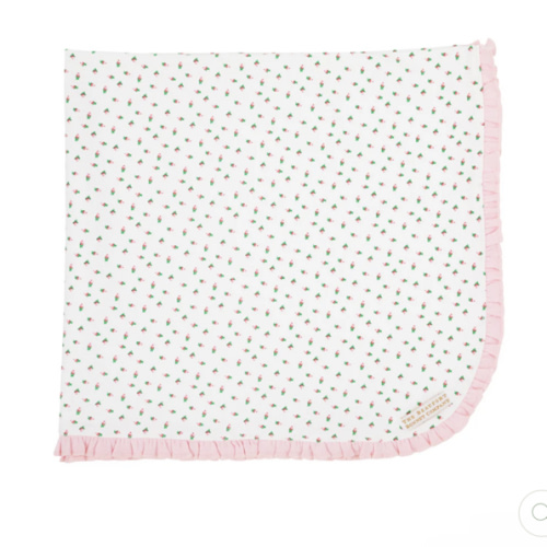 Baby Buggy Blanket- Port Royal Rosebud