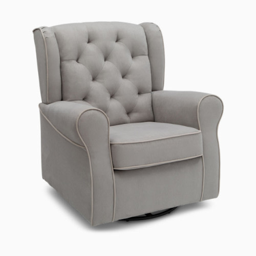 Delta Children Emerson Nursery Glider Swivel Rocker Chair - Dove Grey