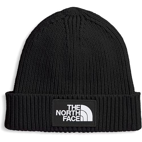 THE NORTH FACE Baby Box Beanie | Woven Logo Patch, Cuffed Design, Sustainable Fabric
