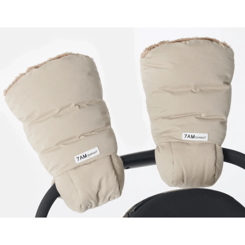7am Enfant Warmmuffs - Cappuccino