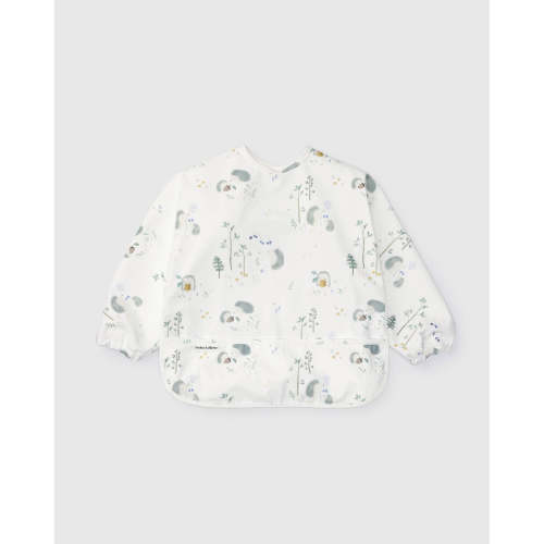 Long Sleeve Bib - Hedgehogs