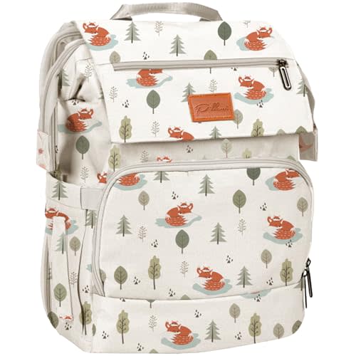 PILLANI Baby Diaper Bag Backpack - Large Bag for Boys & Girls, Waterproof Diaper Backpack - Travel Diaper Bags w/Changing Pad, Baby Registry Search & Shower Gifts - Essentials Must Haves Newborn Stuff