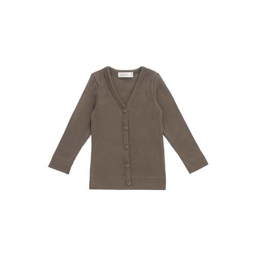Organic Cotton Modal Cardigan - Fir Bark – Jamie Kay USA