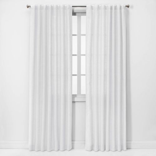 1pc Light Filtering Linen Window Curtain Panel - Threshold™
