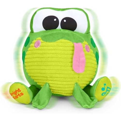 Bright Starts Bop Around Frog Baby Activity Toy for Crawling and Chase Play