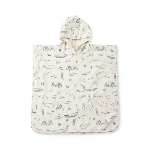 Cotton Hooded Towel Poncho