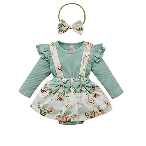 Infant Baby Girl Bodysuits Romper Lace Sweater Onesie Shorts Ruffle Long Sleeve Newborn Fall Winter Clothes