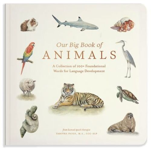 Our Big Book of Animals - (Tabitha Paige Children's Book) by Tabitha Paige (Board Book)
