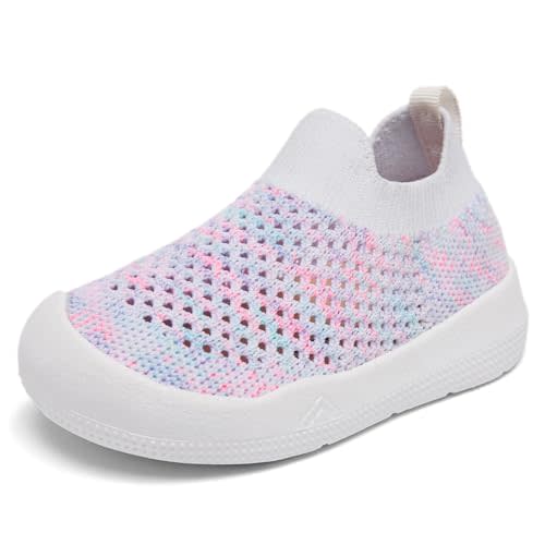 Eashi Baby Boy Girl Non-Skid Indoor Infant Walking Shoes Breathable Warm Elastic Sock Shoes with Memory Sole Protect Toes Outdoor Sneakers