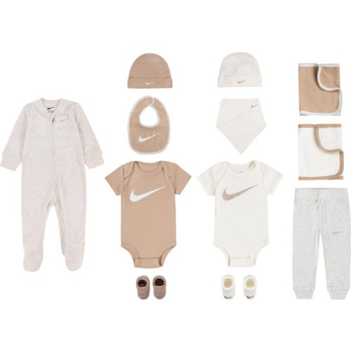 Baby 12-Piece Gift Set, 0-6M, Pale Ivory Heather