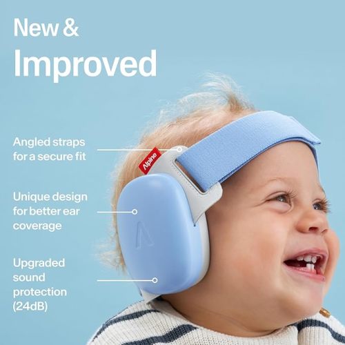 Alpine Muffy Baby Comfort – Cache-oreilles BLEU CIEL