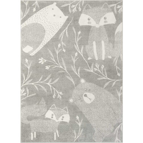 Gray 7' x 10' Whimsy Kids Rug | Rugs.com