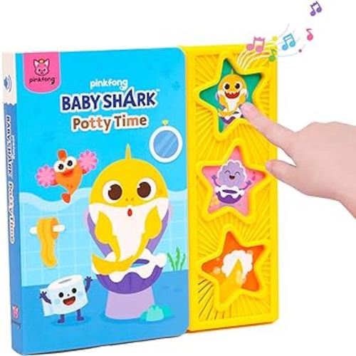 Pinkfong Baby Shark Potty Time Sound Book | Interactive Potty Training Storybook | Educational Learning Book for Preschoolers and Toddlers 1-3