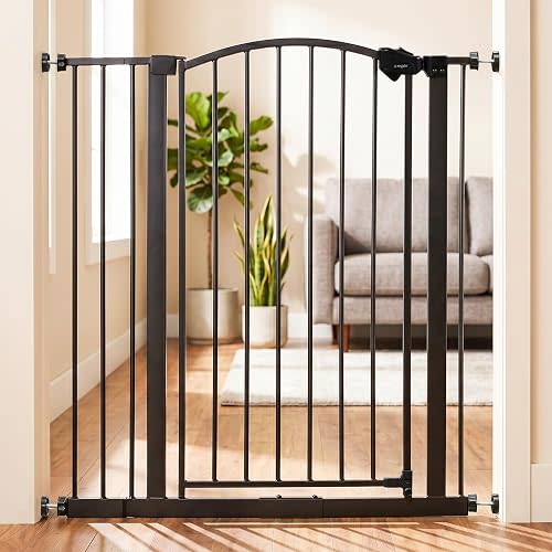Regalo Safety 36" Extra Tall Arch Baby Gate, Bottom of Stairs & Doorways