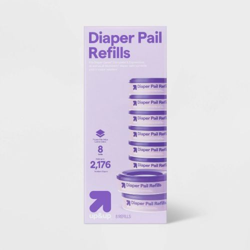 Diaper Pail Refill Bags - 8pk - Up&up™ (packaging May Vary)